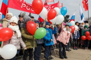На главной площади приднестровской столицы прошла акция «В будущее вместе с Россией»